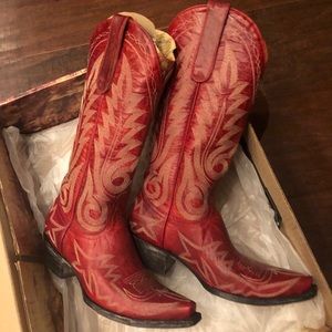 Old Gringo Western Cowboy Boots Nevada Red 5.5